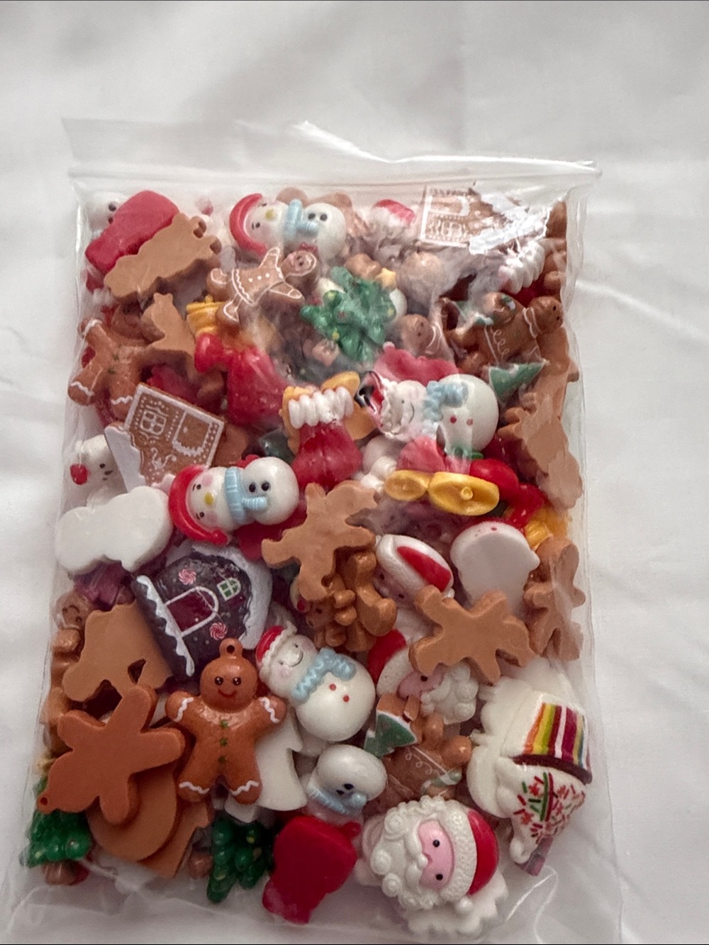 Holiday Assorted Christmas Resin Charms - Multi-Color